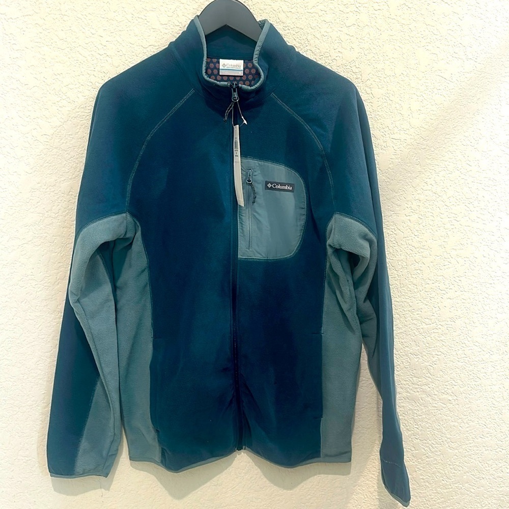 Columbia Men’s medium zipper sweater NWT
